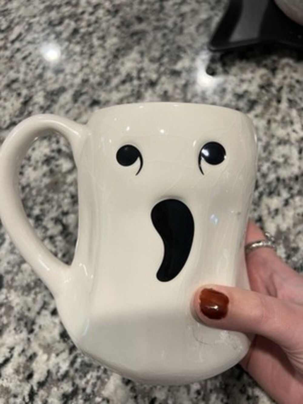 White Ghost “Way to Celebrate” Halloween Coffee mug 24oz Cup